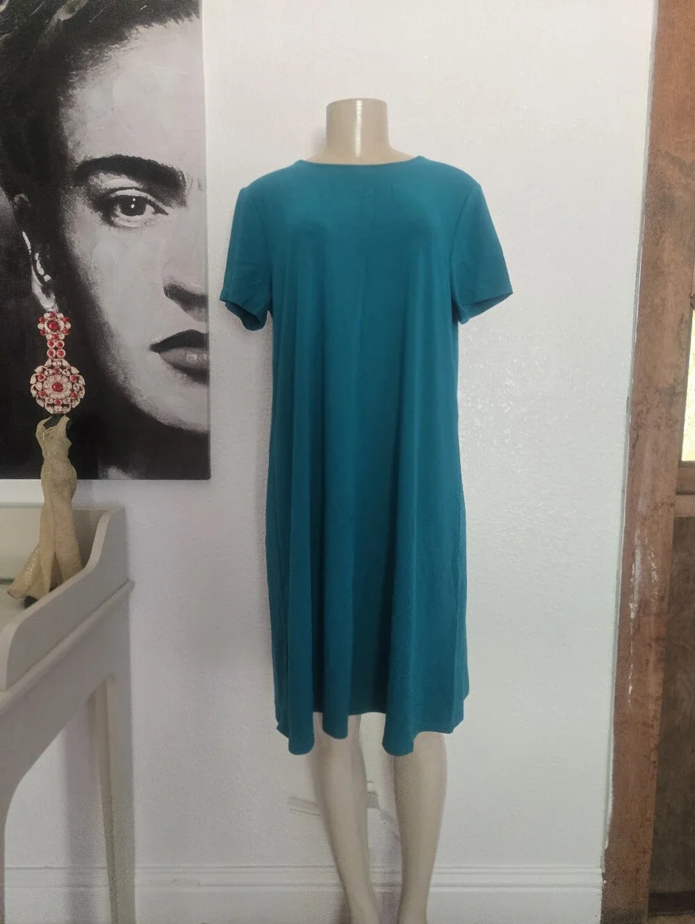 NWT Womens J. Jill Teal Women's Dress Size Medium